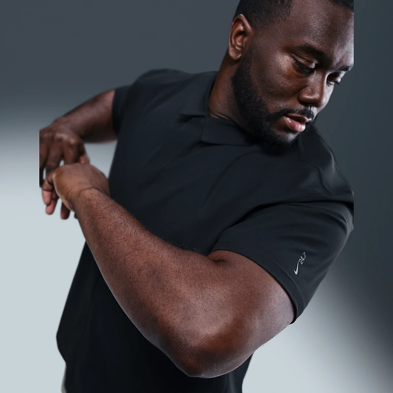 Nike 24.7 PerfectStretch Men's Dri-FIT Short-Sleeve Snap-Down Top