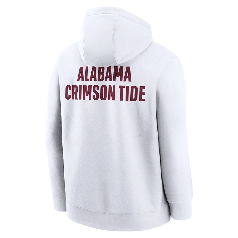 Alabama Club Basketball 2-Hit Men's Nike College Pullover Hoodie