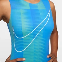 Nike Gymnastics Repeat Printed Performance Leotard