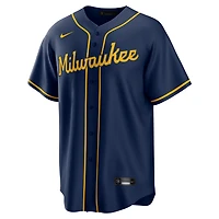 Jackson Chourio Milwaukee Brewers Men's Nike MLB Replica Jersey