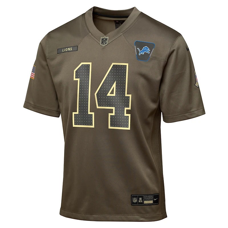 Amon-Ra St. Brown Detroit Lions Salute to Service Big Kids’ Nike NFL Game Jersey
