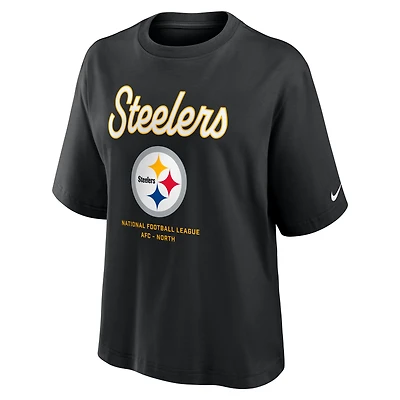 Pittsburgh Steelers Boxy Women's Nike NFL T-Shirt