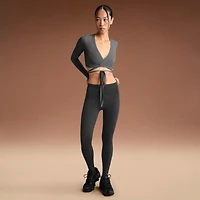 NikeSKIMS Weightless Layers Women's Long-Sleeve Wrap Top