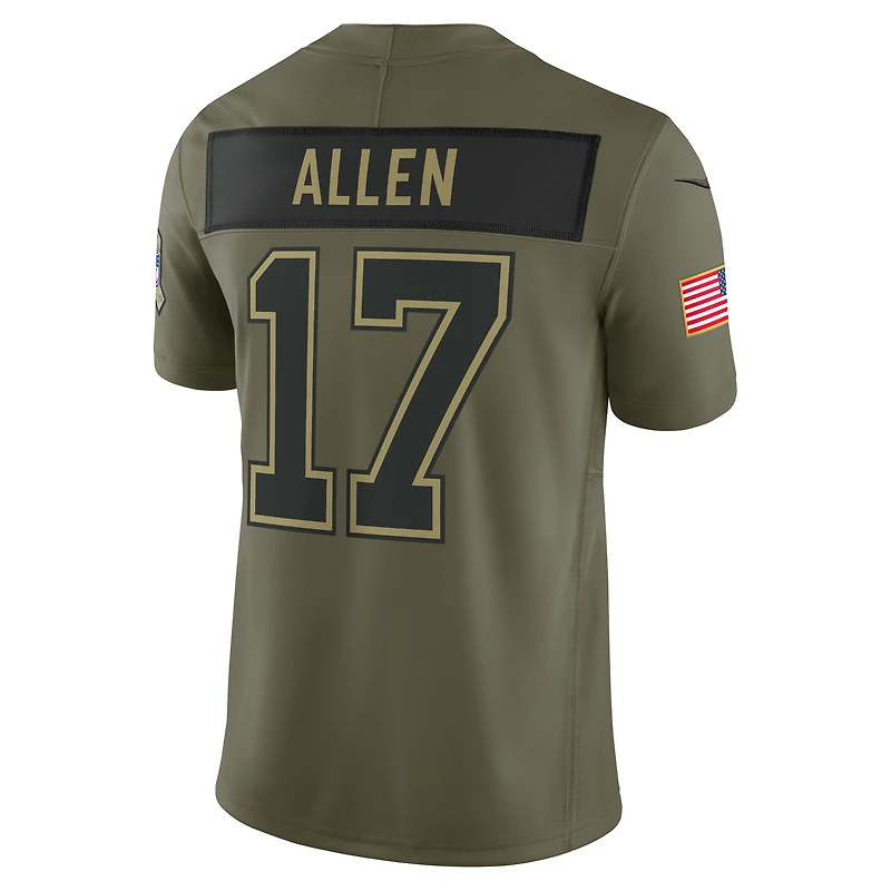 Josh Allen Buffalo Bills Salute to Service Men's Nike Dri-FIT NFL Limited Jersey