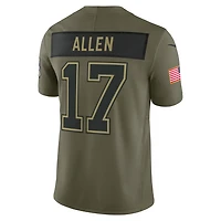 Josh Allen Buffalo Bills Salute to Service Men's Nike Dri-FIT NFL Limited Jersey