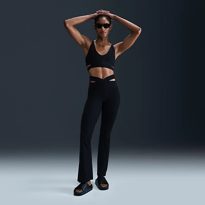 Nike Zenvy Rib Women's High-Waisted Flared Leggings