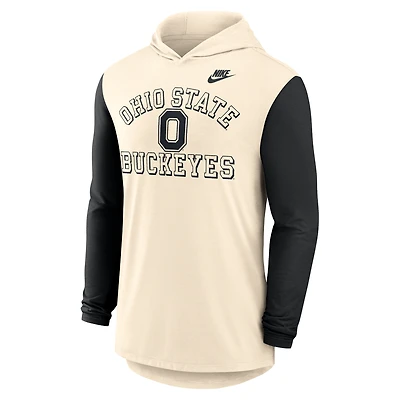 Ohio State Legacy Men's Nike Dri-FIT College Long-Sleeve Hooded T-Shirt