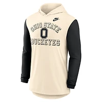 Ohio State Legacy Men's Nike Dri-FIT College Long-Sleeve Hooded T-Shirt