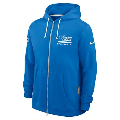 Detroit Lions Utility Player Sideline Men's Nike Dri-FIT NFL Full-Zip Hoodie