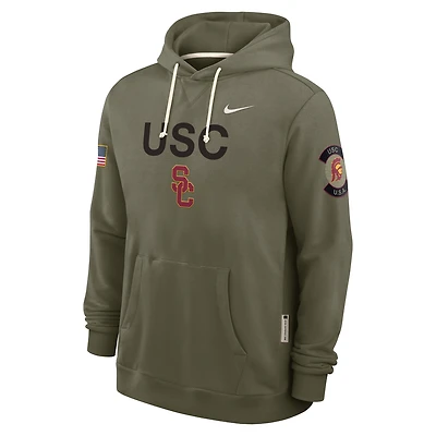 USC 2025 Military Appreciation Men's Nike Dri-FIT College Pullover Hoodie