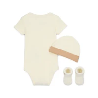 Nike Baby (6-12M) Waffle Knit Bodysuit 3-Piece Set