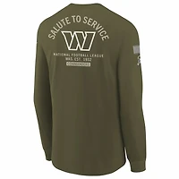 Washington Commanders Salute to Service Sideline Big Kids’ Nike NFL Long-Sleeve T-Shirt