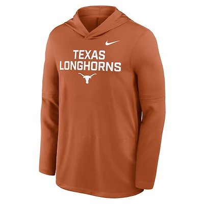 Texas Sideline Men's Nike Dri-FIT College Long-Sleeve Hooded Top
