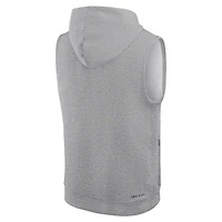 Ohio State Sideline Men's Nike Dri-FIT College Sleeveless Pullover Hoodie
