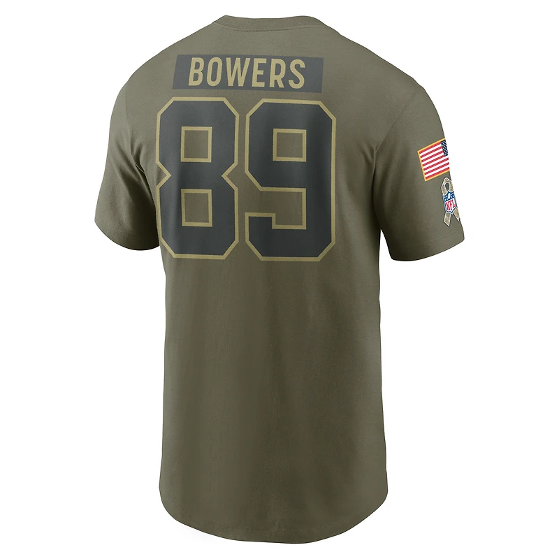 Brock Bowers Las Vegas Raiders Salute To Service Men’s Nike NFL T-Shirt