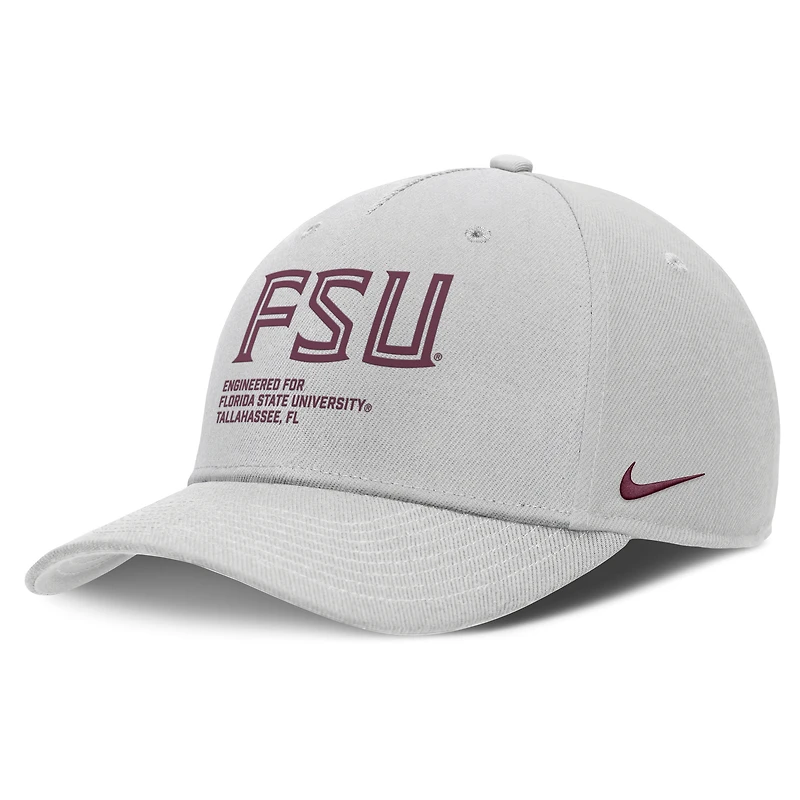 Florida State On-Field Primetime Rise Men's Nike College Adjustable Hat
