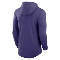Clemson Campus Arch Men's Nike Dri-FIT College Long-Sleeve Hooded T-Shirt