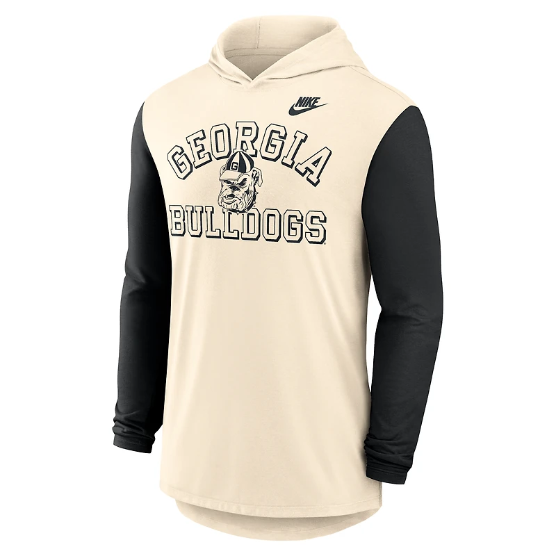Georgia Legacy Men's Nike Dri-FIT College Long-Sleeve Hooded T-Shirt