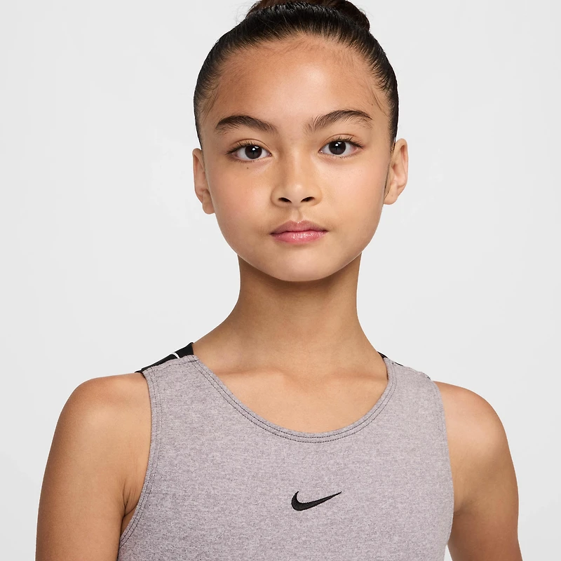 Nike Gymnastics Navy Strappy Performance Leotard