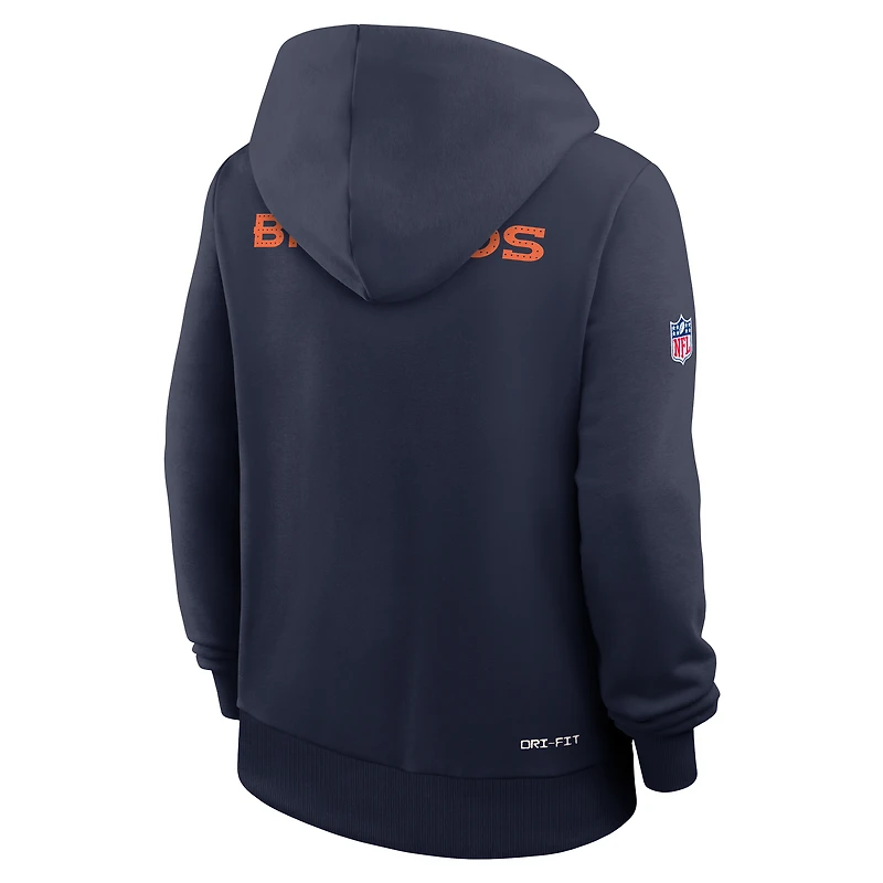 Denver Broncos Sideline Women's Nike Dri-FIT NFL Pullover Hoodie