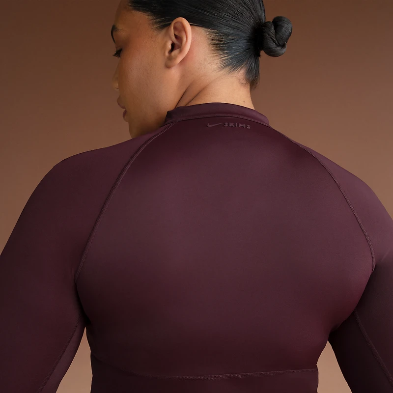 NikeSKIMS Shine Women's Long-Sleeve Half-Zip Top