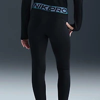 Nike Pro Big Kids' (Girls') Dri-FIT Leggings with Shine Accents