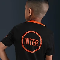 Inter Milan Academy Pro Third Big Kids' Nike Dri-FIT Total 90 Soccer Pre-Match Top