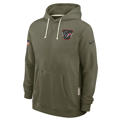 Houston Texans Salute to Service Sideline Dominant Force Men's Nike Dri-FIT NFL Pullover Hoodie