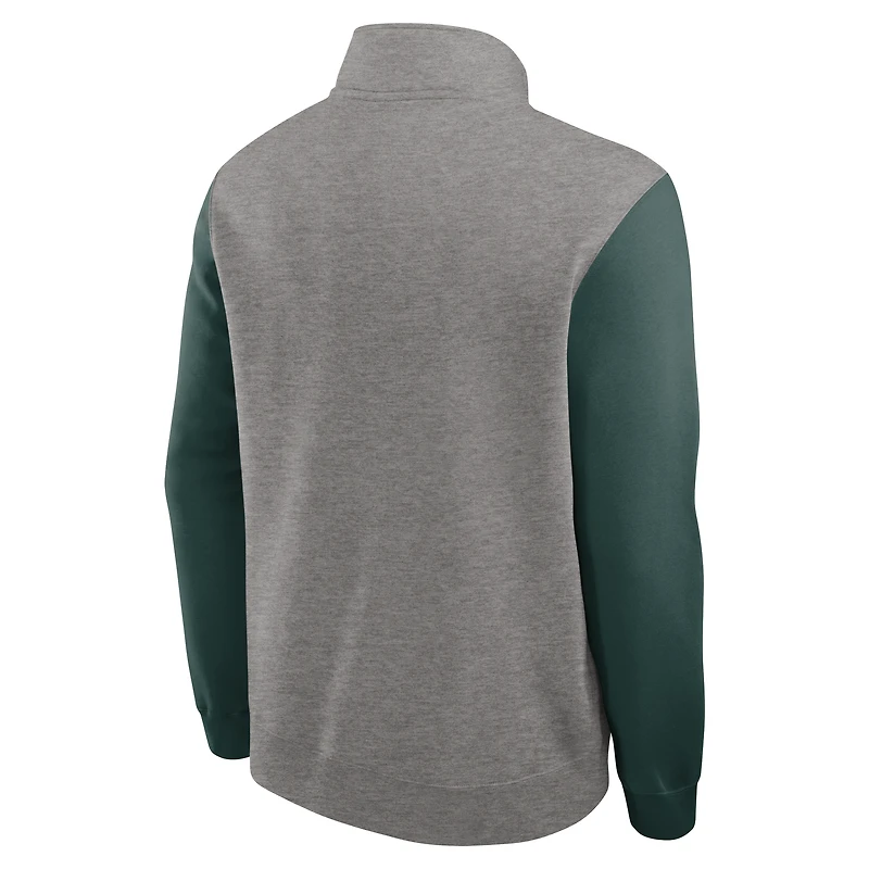 Michigan State Club Men's Nike College 1/2-Zip Crew