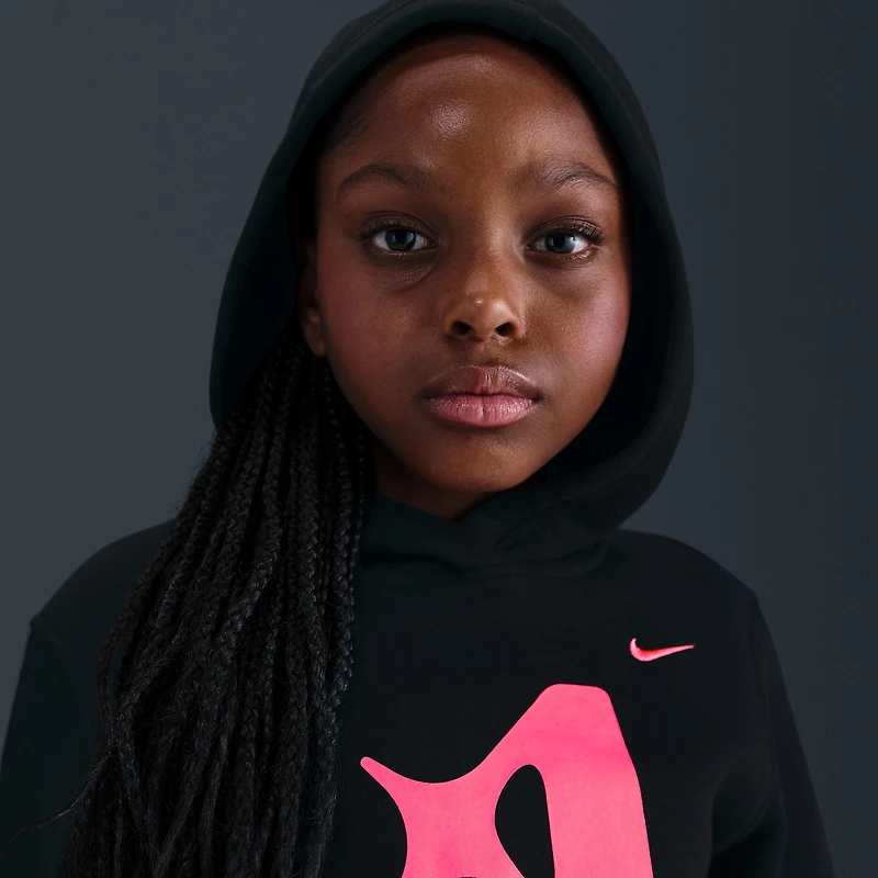 A'ja Wilson Club Fleece Big Kids' Hoodie