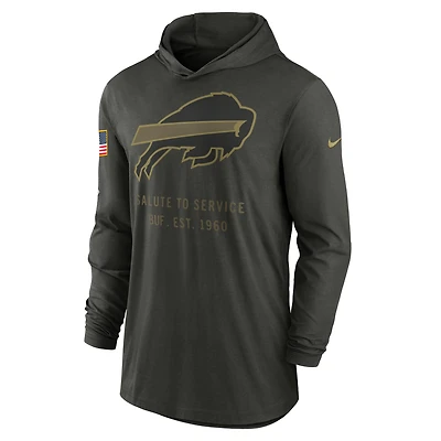 Buffalo Bills Salute to Service Sideline Men’s Nike Dri-FIT NFL Long-Sleeve Hooded Top