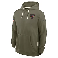 Arizona Cardinals Salute to Service Sideline Dominant Force Men's Nike Dri-FIT NFL Pullover Hoodie