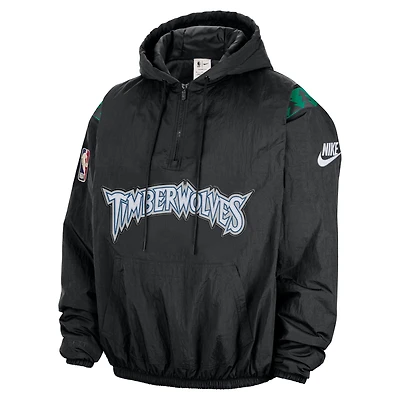 Minnesota Timberwolves Hardwood Clasics Men's Nike Therma-FIT NBA 1/2-Zip Hoodie