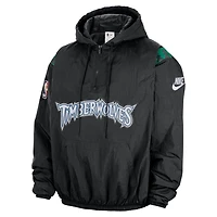 Minnesota Timberwolves Hardwood Clasics Men's Nike Therma-FIT NBA 1/2-Zip Hoodie