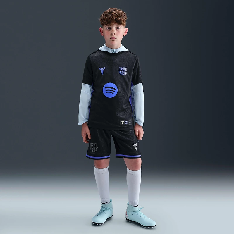 FC Barcelona 2025/26 Stadium Away Big Kids' Kobe Dri-FIT Soccer Replica Shorts