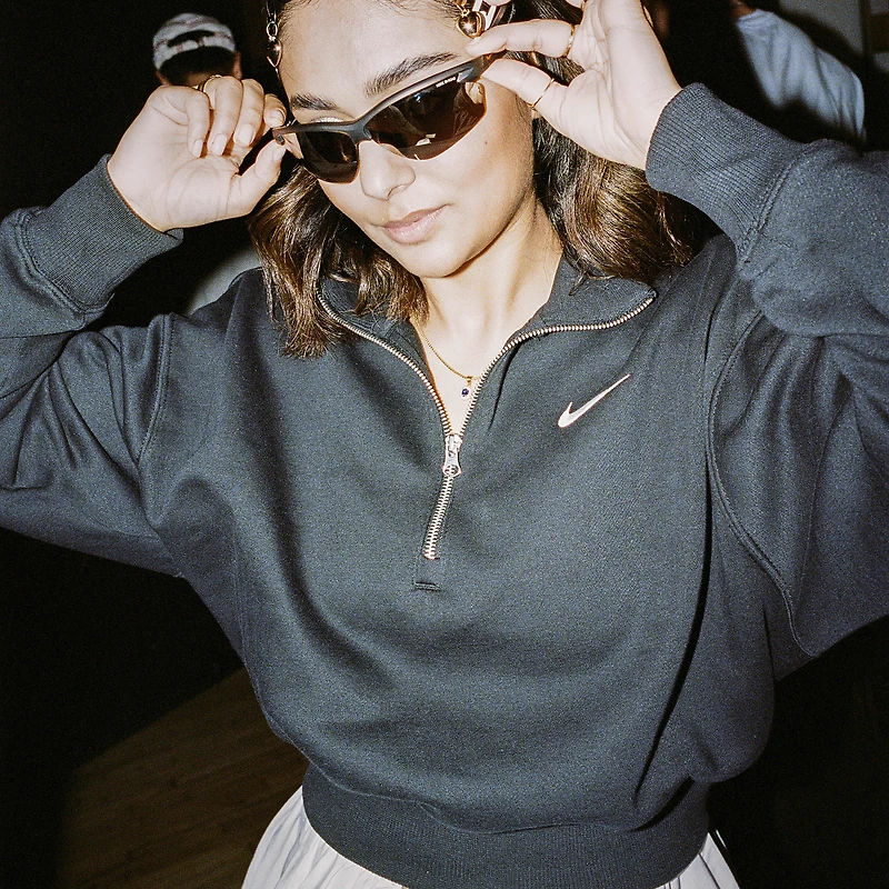 Nike Sportswear Phoenix Fleece Women's 1/4-Zip Cropped Sweatshirt