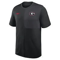 Georgia Sideline Coach Men's Nike Dri-FIT College Top