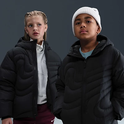 Nike Sportswear Swoosh Big Kids' Therma-FIT Loose Puffer Jacket