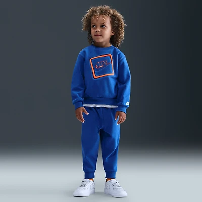 Nike Glow With Me Toddler Lightweight Fleece 2-Piece Crew Set