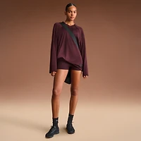NikeSKIMS Shine Women's Mid-Rise 2" Boyshorts with Drawcord