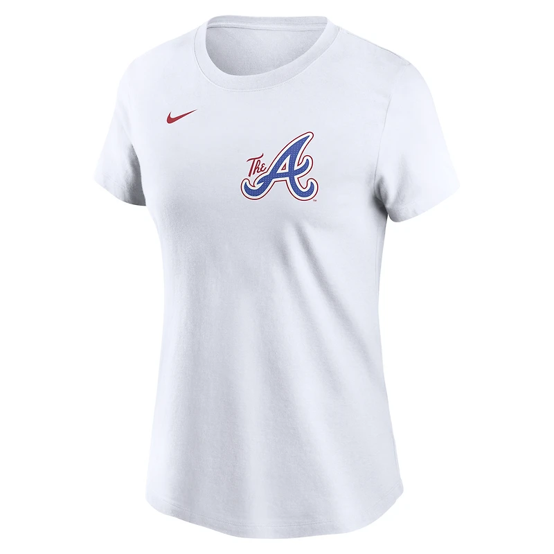 Ronald Acuña Jr. Atlanta Braves City Connect Fuse Women's Nike MLB T-Shirt