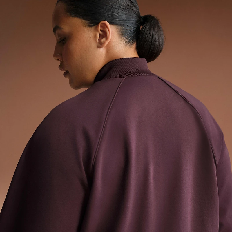 NikeSKIMS Matte Tricot Women's Oversized Full-Zip Track Jacket