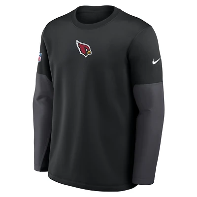 Arizona Cardinals Scripted To Win Sideline Coach Men's Nike Therma-FIT NFL Long-Sleeve T-Shirt