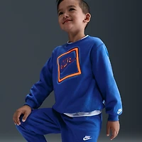 Nike Glow With Me Little Kids' Lightweight Fleece 2-Piece Crew Set