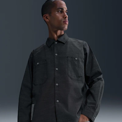 Nike Life Men's Chambray Long-Sleeve Painter's Shirt