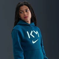 Kylian Mbappé Club Fleece Big Kids' Nike Dri-FIT Soccer Hoodie