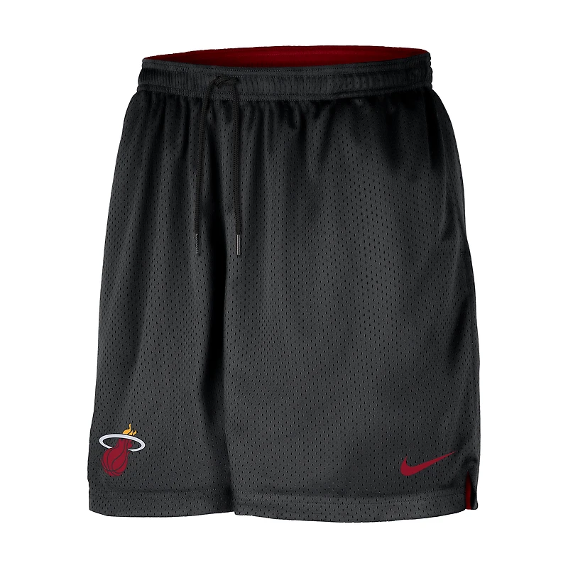 Miami Heat Courtside Men's Nike NBA Mesh Practice Shorts