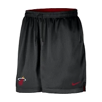 Miami Heat Courtside Men's Nike NBA Mesh Practice Shorts