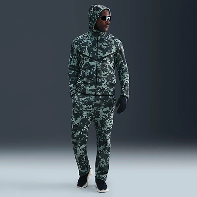 Nike Tech Men's Open-Hem Fleece Camo Pants