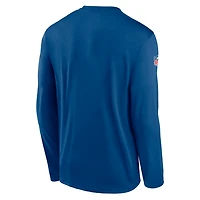 Indianapolis Colts Alt Legend Small Logo Men's Nike Dri-FIT NFL Long-Sleeve T-Shirt
